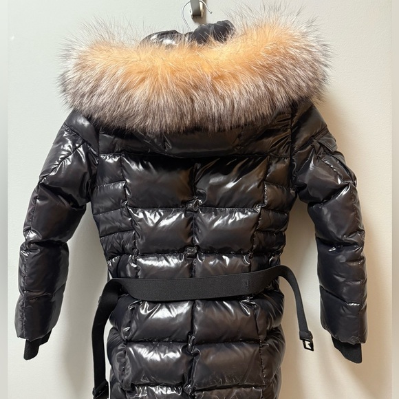 Sam Millenium Real Fur Trim Belted Down Puffer Jacket size XS - Picture 10 of 12